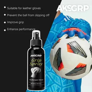 1 Piece 120ML Goalkeeper Glove Grip Enhancer Spray, Non-Slip Cleaning Maintenance Spray for Youth Soccer Grips, Essential Training Equipment Football Accessories