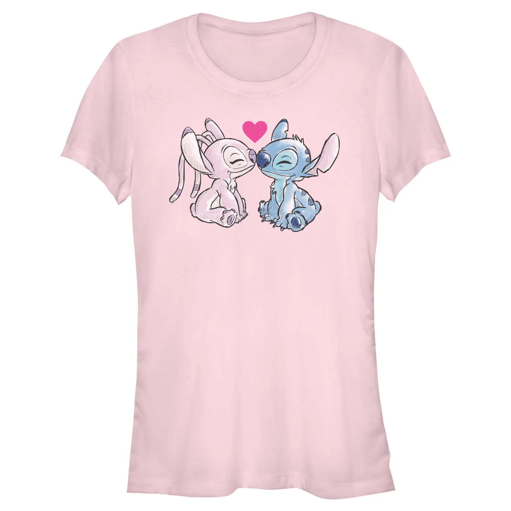 Junior's Women Lilo & Stitch You Are My Angel T-Shirt