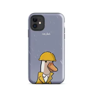 rainy day duck double layer case