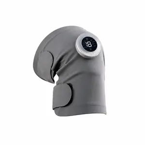 Wireless Knee Massager with Heat & EMS, Rechargeable Knee Wrap for Joint Comfort, 19 Intensity Levels, 3 Heat Settings, Remote Control, Auto Shut-Off, Lightweight Knee Brace Massager Cordless Daily Lightweight heated mom dad