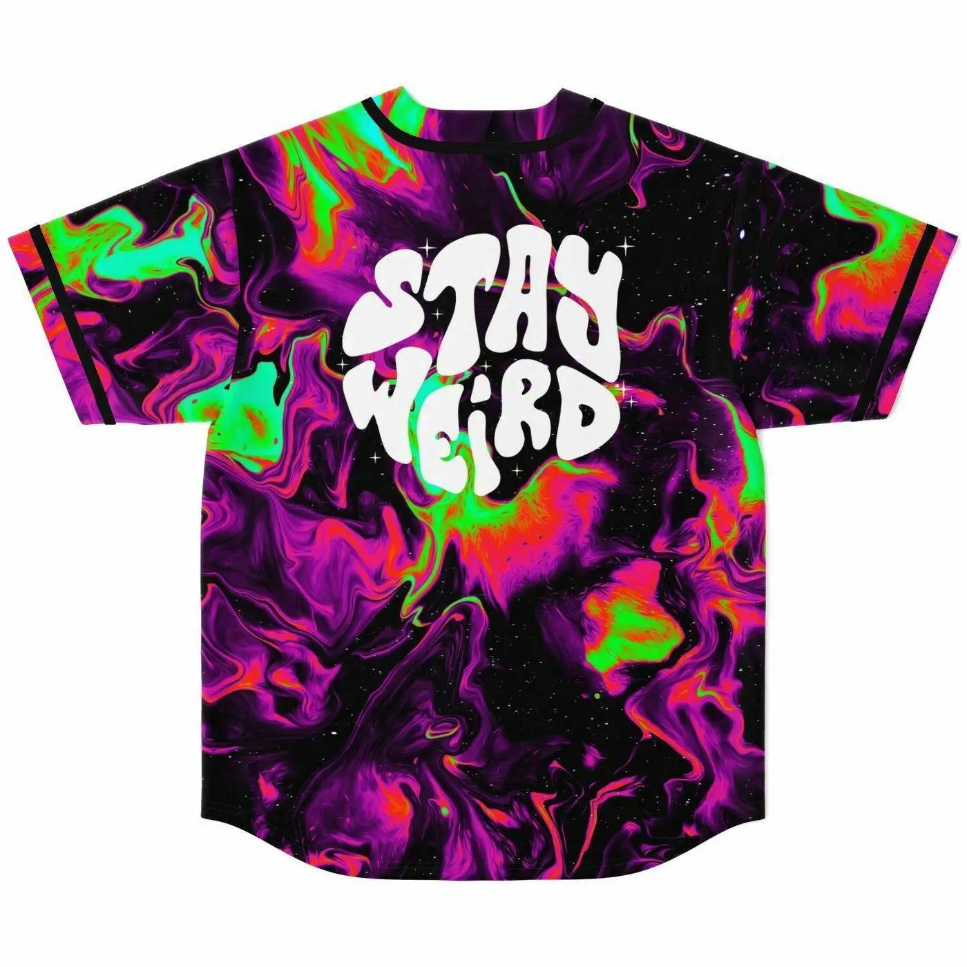 Stay weird custom rave baseball Jersey Outfit Ideas For Rave Lovers, EDM Music Outfits