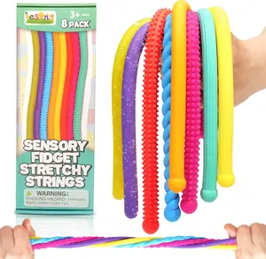 Sensory Autism Toys for Kids - Textured Stretchy Sensory Fidget Toys for Stress Anxiety - Sensory Toys Special Needs for Autistic Autism Children Toddlers Boys Girls, Treasure Box Classroom & Travel ChristmasGifts，TikTokShopBlackFriday Stocking Stuffers