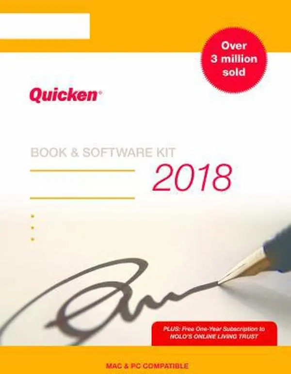 USED Very Good Condition Quicken Willmaker Plus 2018: Book & Software Kit by Nolo (Paperback, English) - For Legal Will, Power of Attorney, Estate Planning, Healthcare Directive
