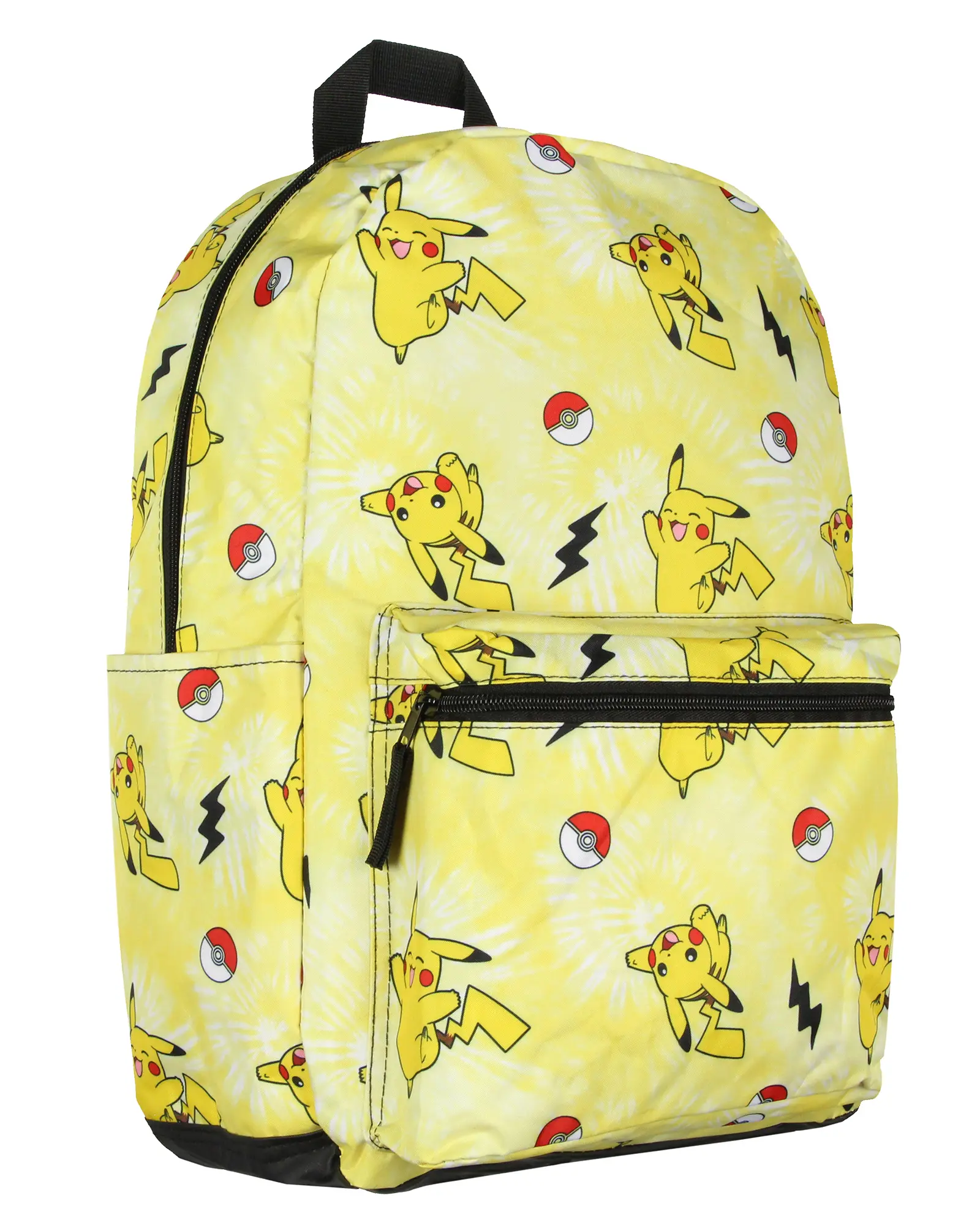 Pokemon Pikachu Pokeball Tie Dye 17" Travel Laptop Backpack