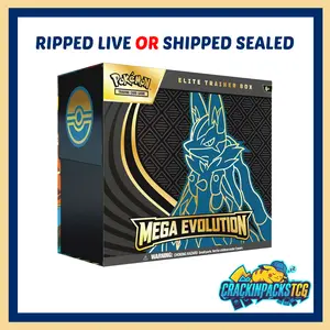 Pokemon TCG: Mega Evolutions Elite Trainer Box (Lucario) - RIP LIVE