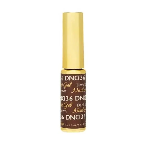 Nail Art Gel Polish, Professional Manicure Nail Care Product, Rich Dark Brown Color #36, 10ml Single Item Bottle, Gel Polish Colors, Beauty & Personal Care