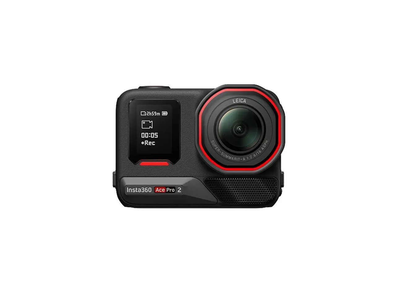 Insta360 Ace Pro 2, 8K AI-Powered Action Camera, Standard Bundle w/ Dual Battery, Midnight Black