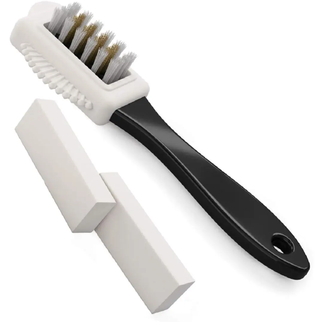 Suede & Nubuck 4-Way Leather Brush Cleaner + 2 Erasers