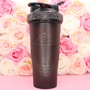 Rhinestone Shaker Cup - Elegant Water Bottle for Drinking with Unique Design and Colorful Rhinestones - Drinkware