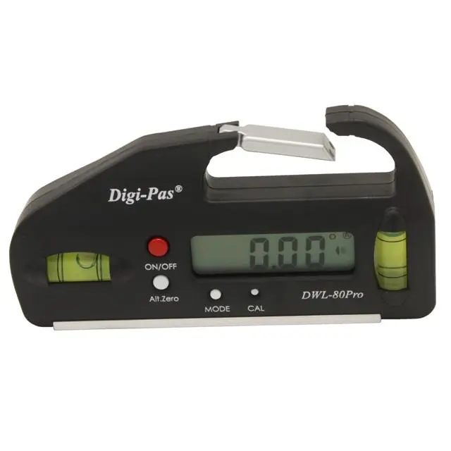 Digi-Pas 2-00082-99 Mini Pocket Digital Level, Electronic Angle Gauge with 0.05 Degree Accuracy, Hardware Measuring Tool