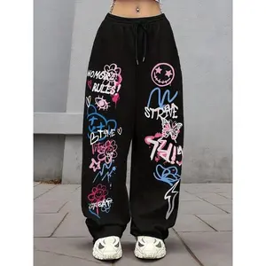 Women’s & Men’s Bowknot Sweatpants, Streetwear Hip Hop Dance Pants, Youth Fashion Joggers, Casual Trendy Sports Wear, Casualtrendysweatpants