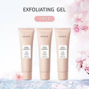 【C10】Sensitive Skin Gentle Exfoliating Gel - Hydrating Facial Cleanser, Daily Pore Purifying & Smooth Exfoliation, Alcohol-Free Formula  - qjz