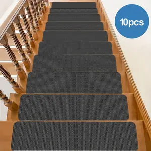 Geometric Classical Style Anti-Slip Stair Carpet, Stair Runner, Home Decor Rug for Indoor Outdoor Steps, Wood Flooring Use, Perfect Gift
