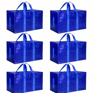 Extra Large Moving Storage Bag – Heavy Duty Waterproof Tote with Reinforced Handles & Strong Zipper, Foldable Collapsible Clothes Storage Organizer for Travel, Dorm Moving, Camping & Space-Saving Home Storage Organiser