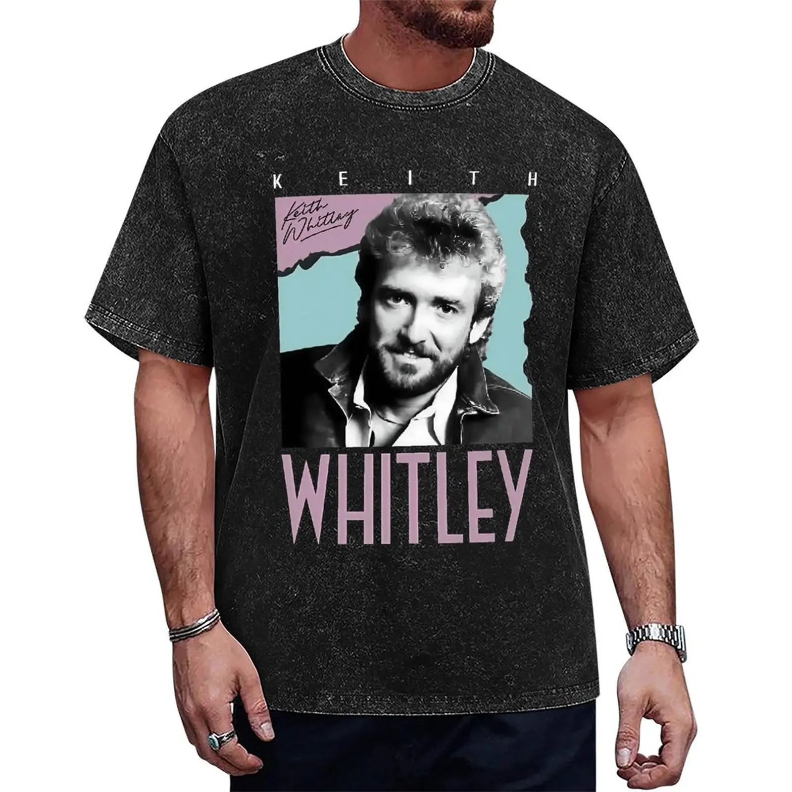 funny Vintage Keith Whitley Washed Cotton Shirt, Music Legend Tee, Classic Country Shirt, Keith Whitley Tribute, T-Shirt GILDAN, Gift Fan, Gift Idea, For Man, For Woman