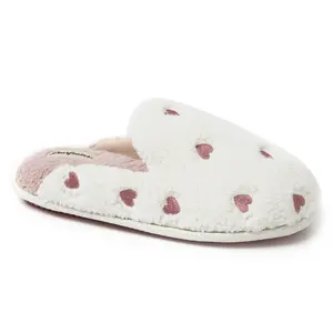 Dearfoams Women's Tab Scuff Slipper