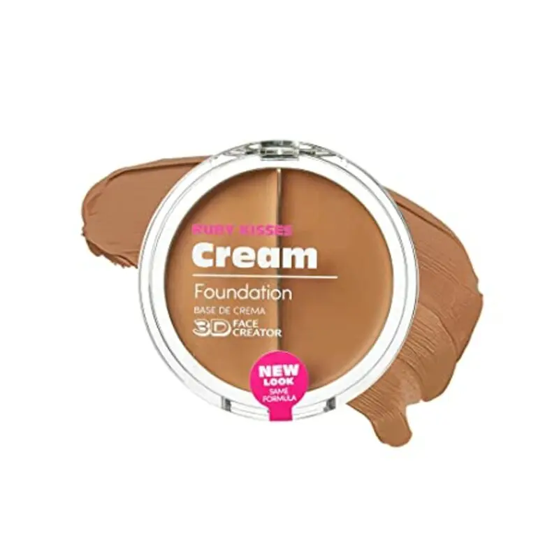 Ruby Kisses 3D Face Creator Duo Cream Foundation | Full Coverage Contour Foundation Choose Shade