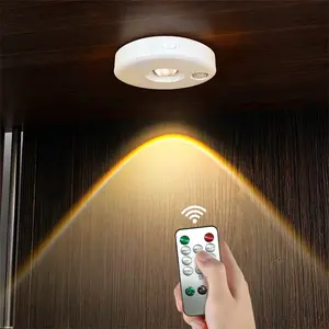 6pcs charging magnetic suction ark of cat's eye induction lamp dimmable wall lamp Adjustable brightness with remote Adapter wine cabinet, cabinets magnet design atmosphere lighting, Decorative Ambiance Lighting