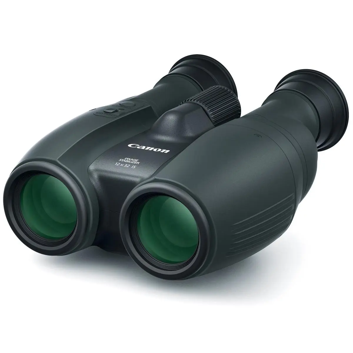 Canon 12x32 IS Image Stabilized Porro Prism Binocular, Unisex Compact Black Model with 5 Degree Angle of View for Hunting/Camping & Outdoor Sports