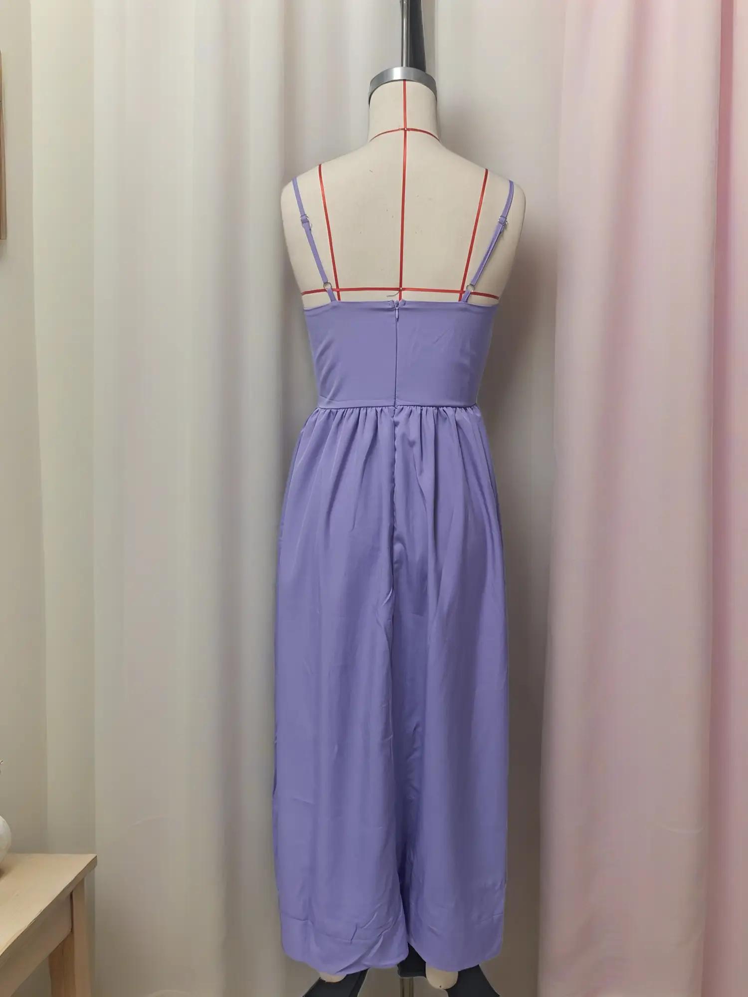 Women's Summer Casual Maxi Dress Summer Sundress Casual Spaghetti Strap Swing A Line Long Flowy Beach Dress Cute Dresses