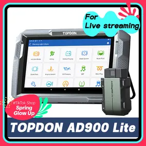 TOPDON Bi-directional Scan Tool, ArtiDiag900 Lite Automotive Diagnostic Tool for Full System, Scanner for Car with Active Test, FCA AutoAuth, Wireless OBD2 Scanner Diagnostic Tool for All Vehicles