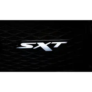 Habibis Carbon RGB LED SXT LED Grill Badge Badge Decoration - Vibrant Multicolor LED Emblem with Bluetooth App Control & Weather-Resistant Design fits dodge, charger, challanger durango ram )