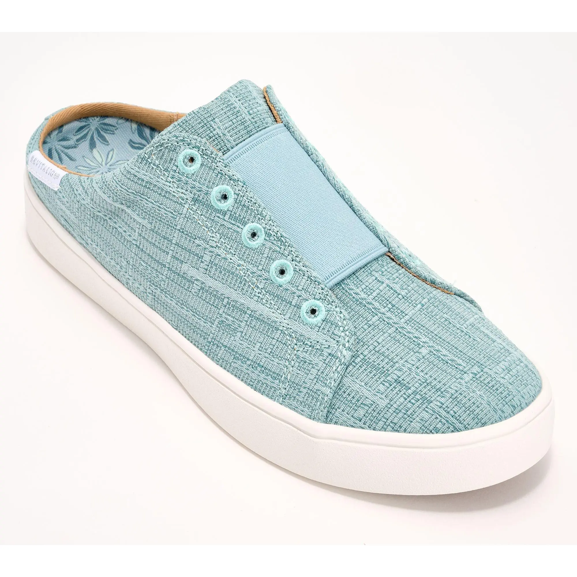 Revitalign Orthotic Woven Sneaker Mules - Harmony Petal