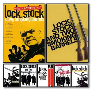 S-Stock and Two Smoking BarrelsS Poster HD Sticky Waterproof Wall Art | High Quality Print Aesthetic Home Living Bedroom Bathroom hallway Decor Trendy Room Decoration | Multiple Size Options Available