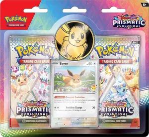 Prismatic Evolutions 2-Pack Blister Eevee '25 Pokemon Day Promo