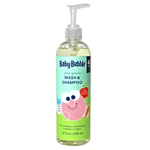 Mr. Bubble Baby Bubble Ultra Gentle Body Wash & Shampoo, Sweet Violet Clouds Scent, 12 fl oz