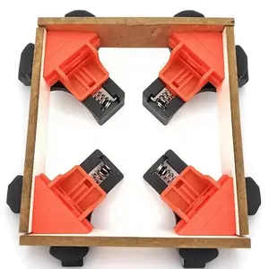 Multi-Function Woodworking Right Angle Clamp Set, Heavy-Duty 90 Degree Positioning Tool for DIY Projects