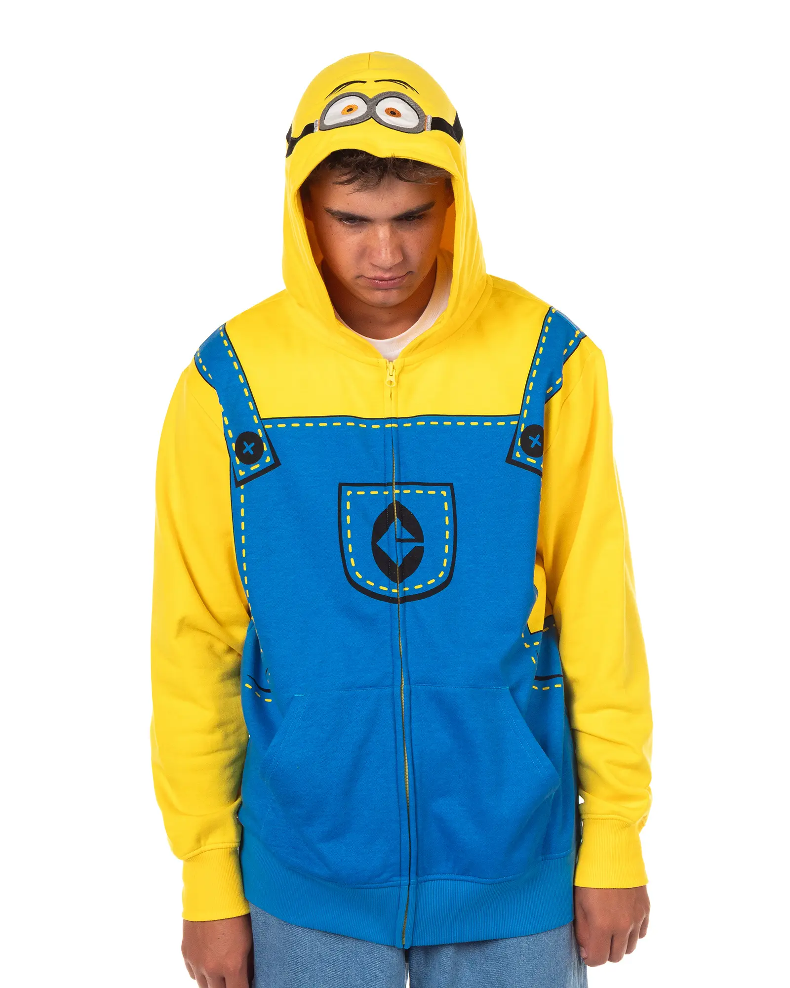 Despicable Me Hoodie Men's Minion Costume Hooded Sweatshirt