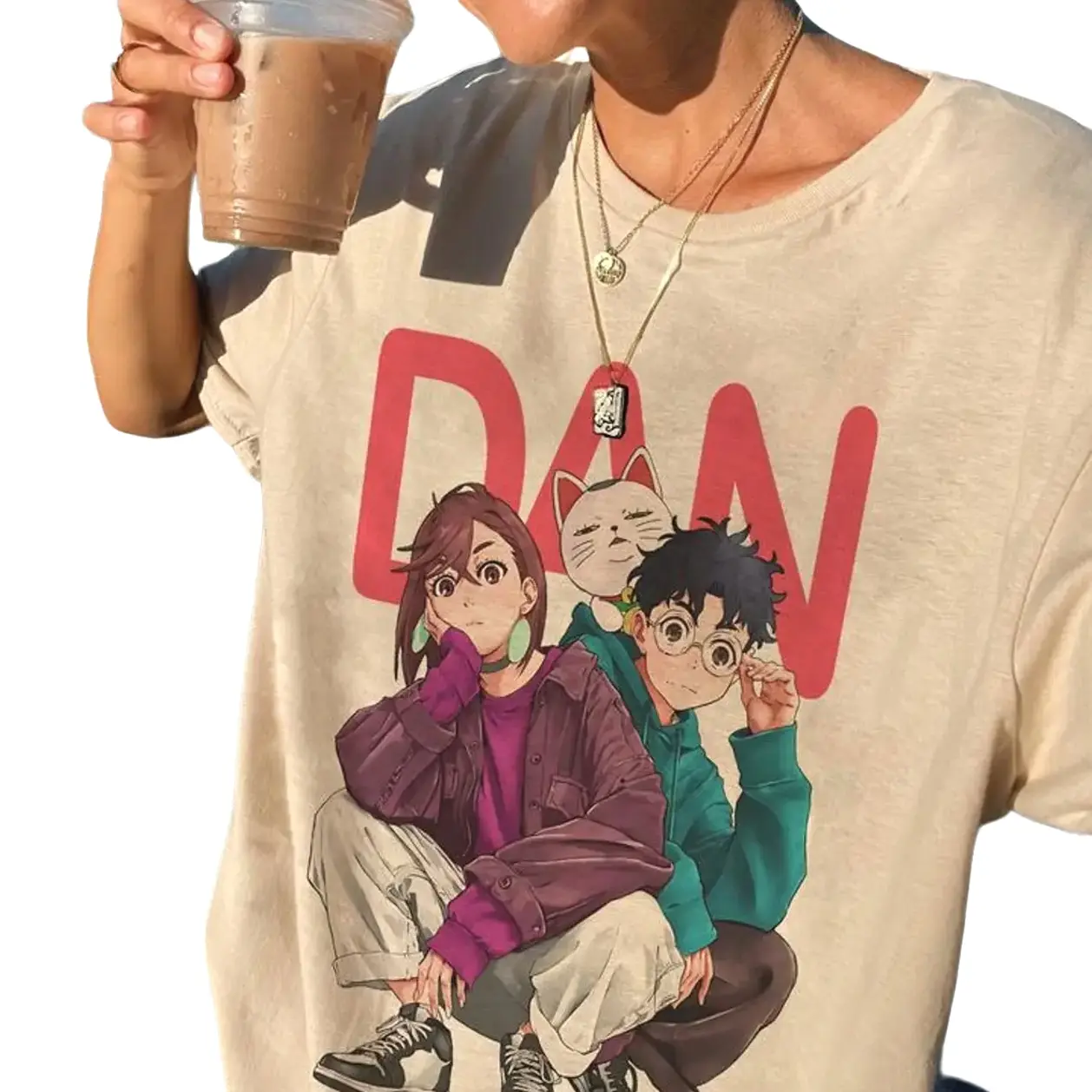 DanDaDan Shirt - Turbo Ganny - Momo Ayase Anime Hoodie | Japanese Streetwear | Dandadan Anime Clothes & Merch for Otaku A8
