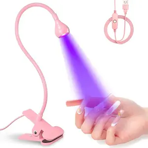 LED Nail Manicure Dryer Curing Light, Nail Lamp with Clamp, Professional Nail Art Tool for Home & Salon Use & Un regalo para la persona amada.