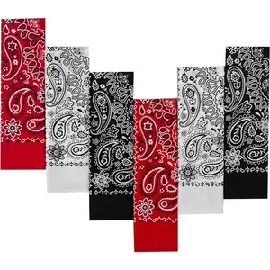 6 Pack Bandanas Holiday Gifts for Men and Women