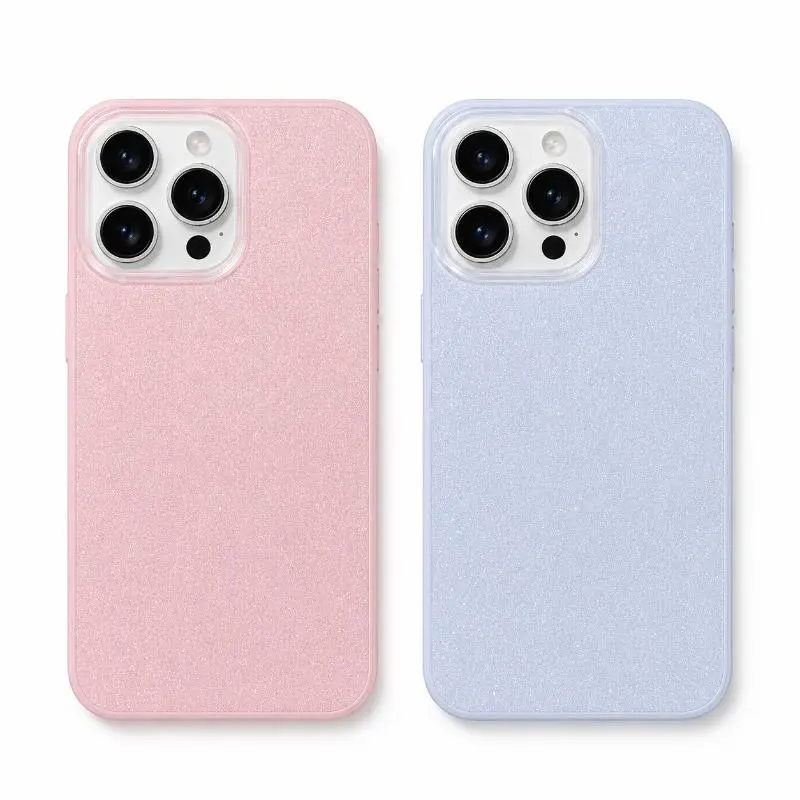 Shanfen Brand New Glittery Shockproof iPhone Case, Redesigned Look, Drop Damage Protection, Phone Accessories