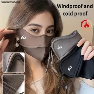 3-Pack Thickened Windproof Dust-Proof Cloth Masks – Adjustable Breathable Washable Design, Perfect for Daily Commute & Outdoor Errands