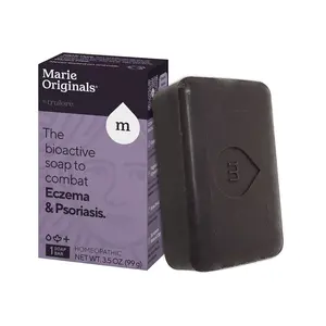 Marie Originals Eczema Face Soap Body Wash Bar Daily Gentle with Noni Herb Oat Bran for Sensitive Skin Relief Cleansing Cleanser Kids Safe Essential Oils Natural Soap Moisturizing Body Wash