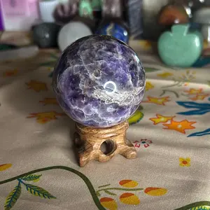 Amathyst crystal sphere