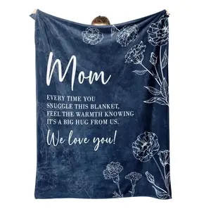 Mother's Day Gifts for Great Mom&Wife, Blanket Gifts for Mom from Daughter and Son, Mom Gift Ideas,Mother's birthday gift, Valentines Day Moms Gift for Women from Daughter Son, We Love You Present for Mother Mommy Mothers Day Christmas