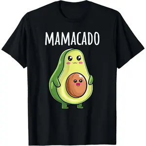 Pregnancy Announcement Shirts Women Mom Funny Mamacado T-Shirt
