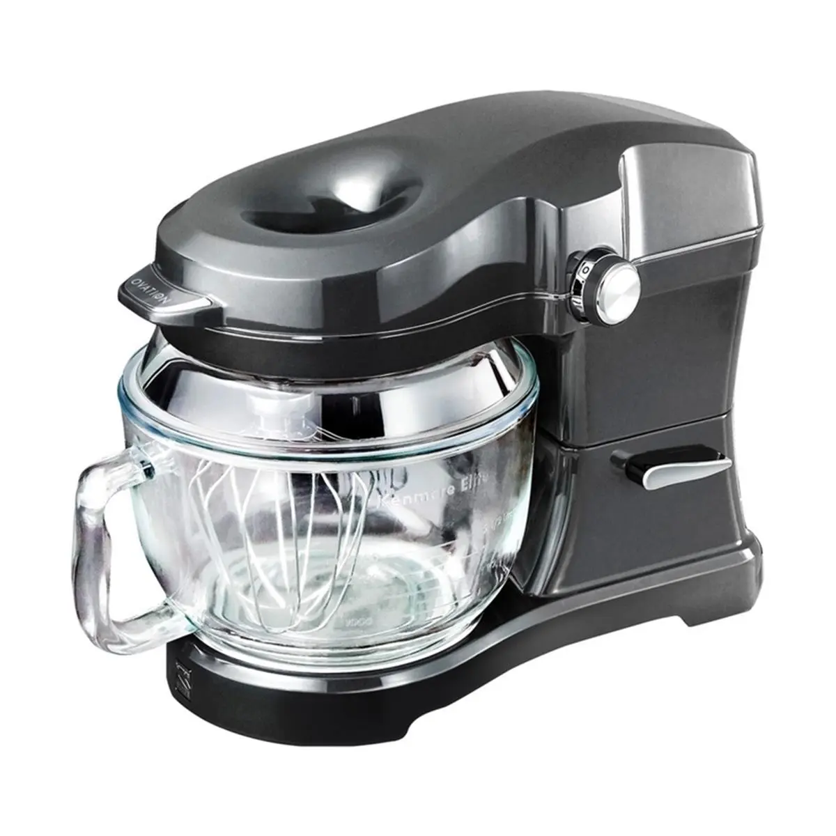 Kenmore 6037641 5 qt. Elite Gray 10 Speed Stand Mixer, Led Light, 120 Volt