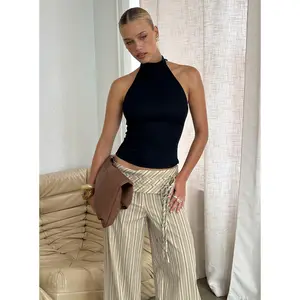 Merril Halter Top Black