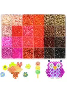 24 Colors 12000 Beads Set, 2.6mm DIY 3D Puzzle, Handmade Jewelry Making Kit, Bracelets, Keychains, Fashion Gifts, Craft Accessories
