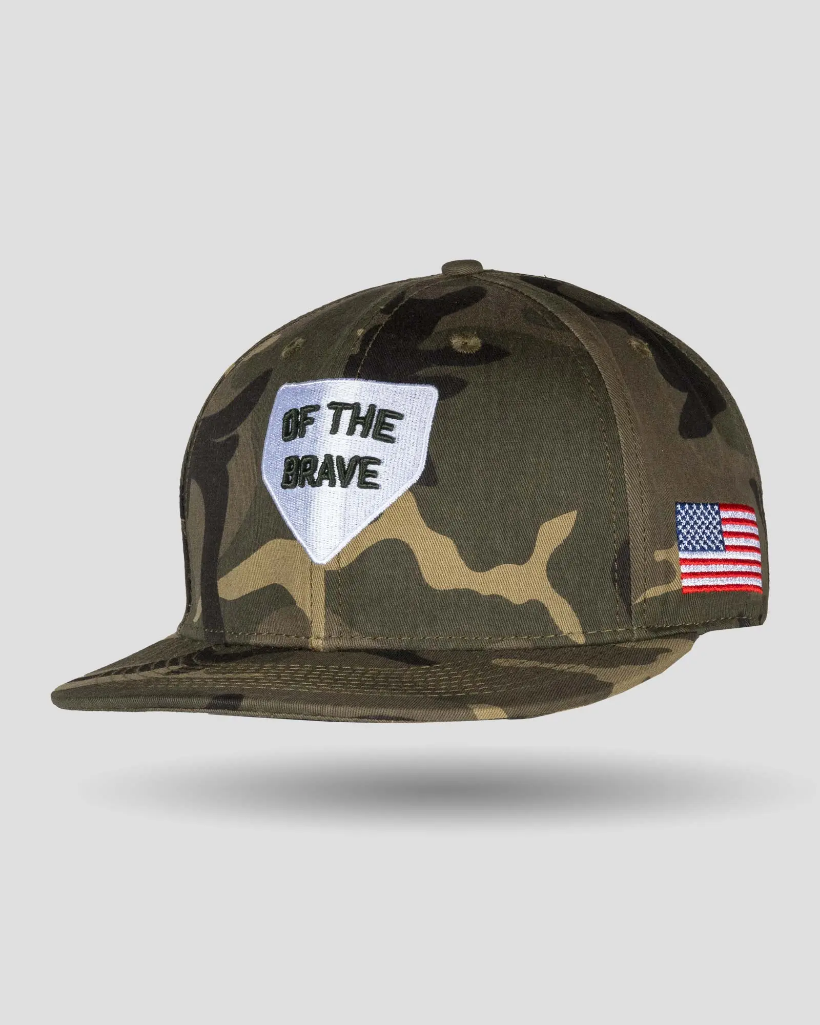 Home of the Brave Camo Cap, American Patriotic Hat for Daily Wear, American Patriotic Hats