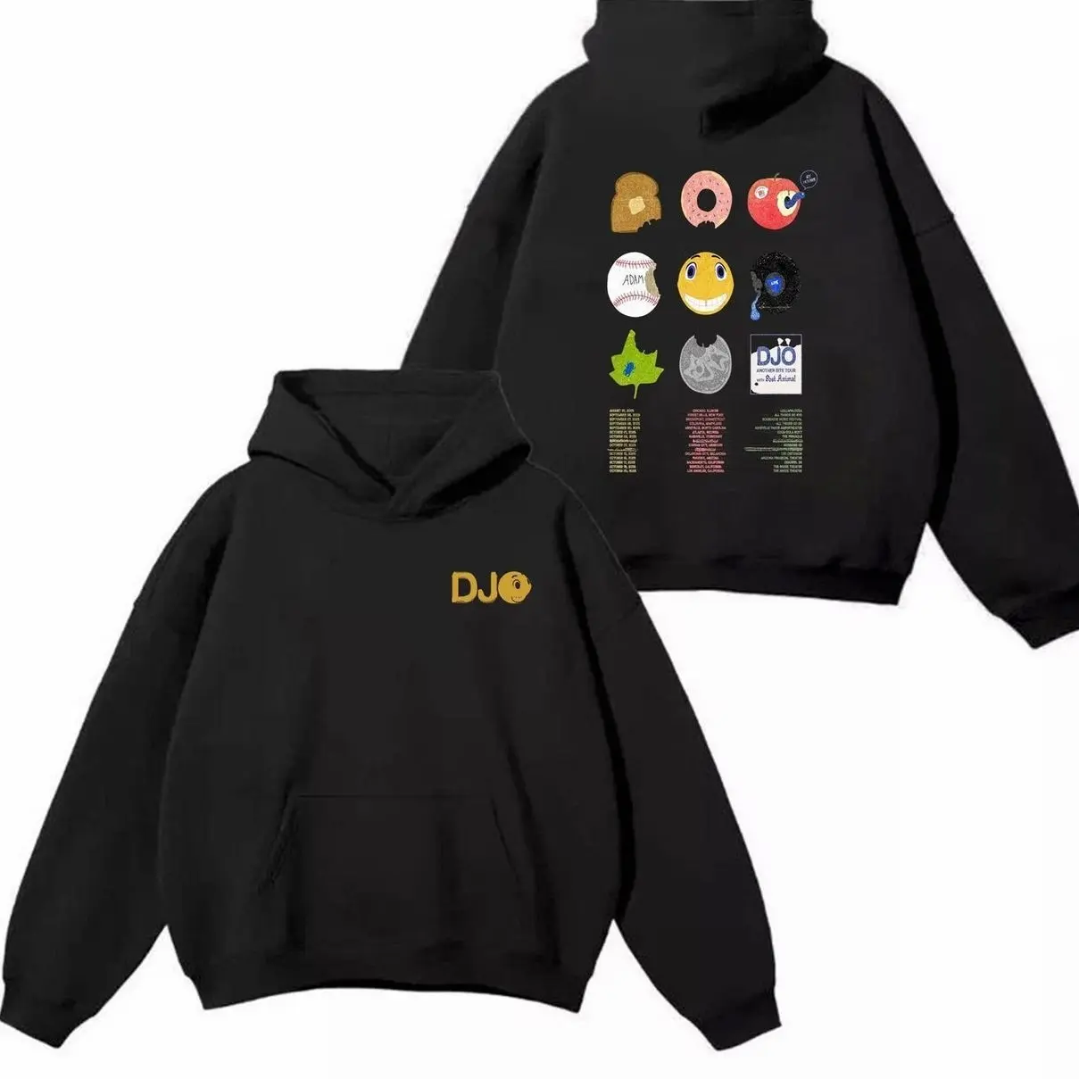 DJO Tour Hoodie, Indie Music Graphic Hoodie, DJO Concert Merch Sweatshirt, Vintage Style Music Hoodie, Unisex Fan Gift