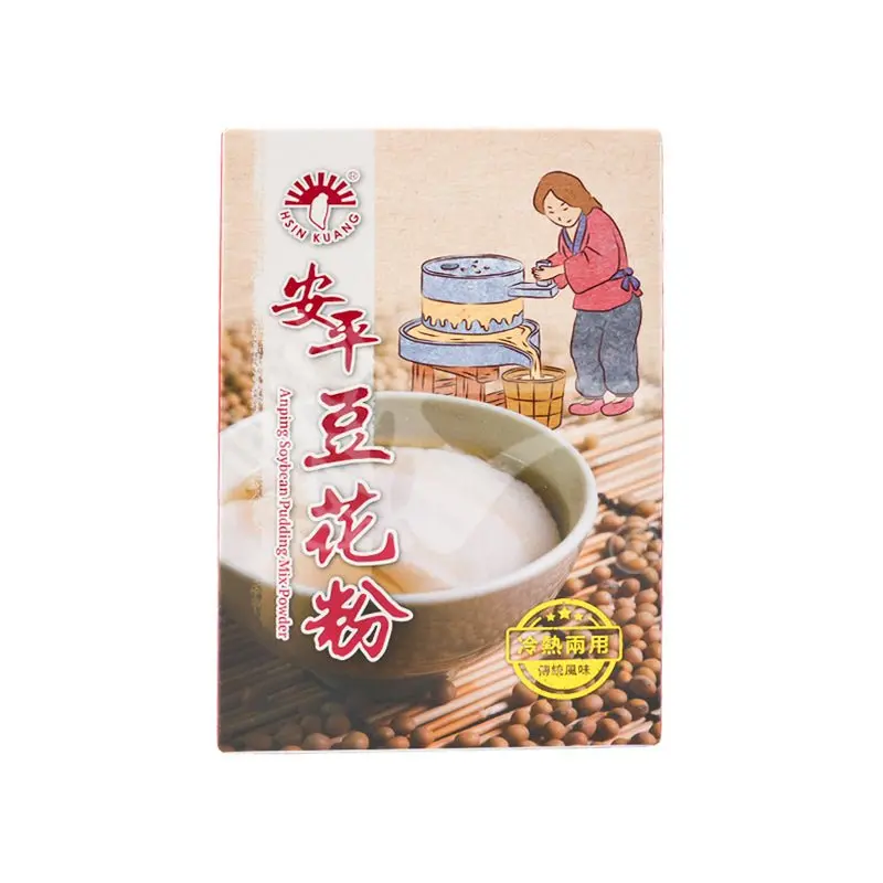 Anping Soft Soybean Pudding Mix Powder - 90g, Sugar-Free Plant-Based Snack-Style Custard Pudding & Jelly Mix, Sugar-Free Plant-Based Custard Puddings & Jelly