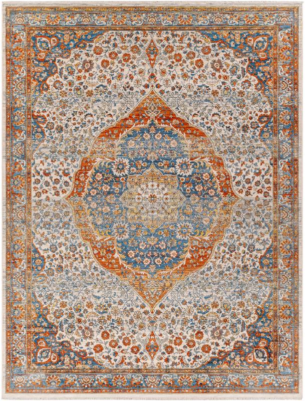 Livabliss Chicago Rectangular Soft Home Decor Rug, 2 ft. 10 in. W x 11 ft. 11 in. L, Multi-Color, Machine-Woven Durable Polyester Fiber, Low-Pile Indoor Throw Rug