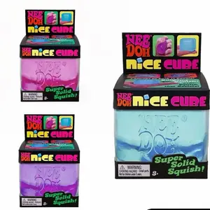 2026 Upgrade Needoh Nice Cube Squishy Toy, Polygon Ice Block Stress Relief Toy, Malt Syrup Craft, Durable Soft Texture, Flexible Deformation & Fast Rebound, Non-Toxic for Children
