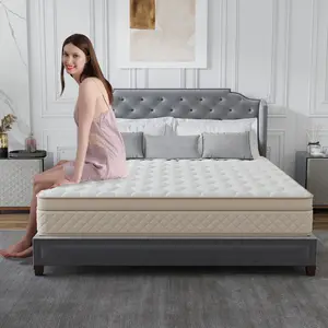 12" Memory Foam Mattresses Hybrid Pocket Spring Twin Full Queen King Size Medium Firm Mattress In A Box #springtok